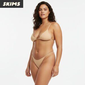 SKIMS Fits Everybody String Bikini NWT Tan 2XL